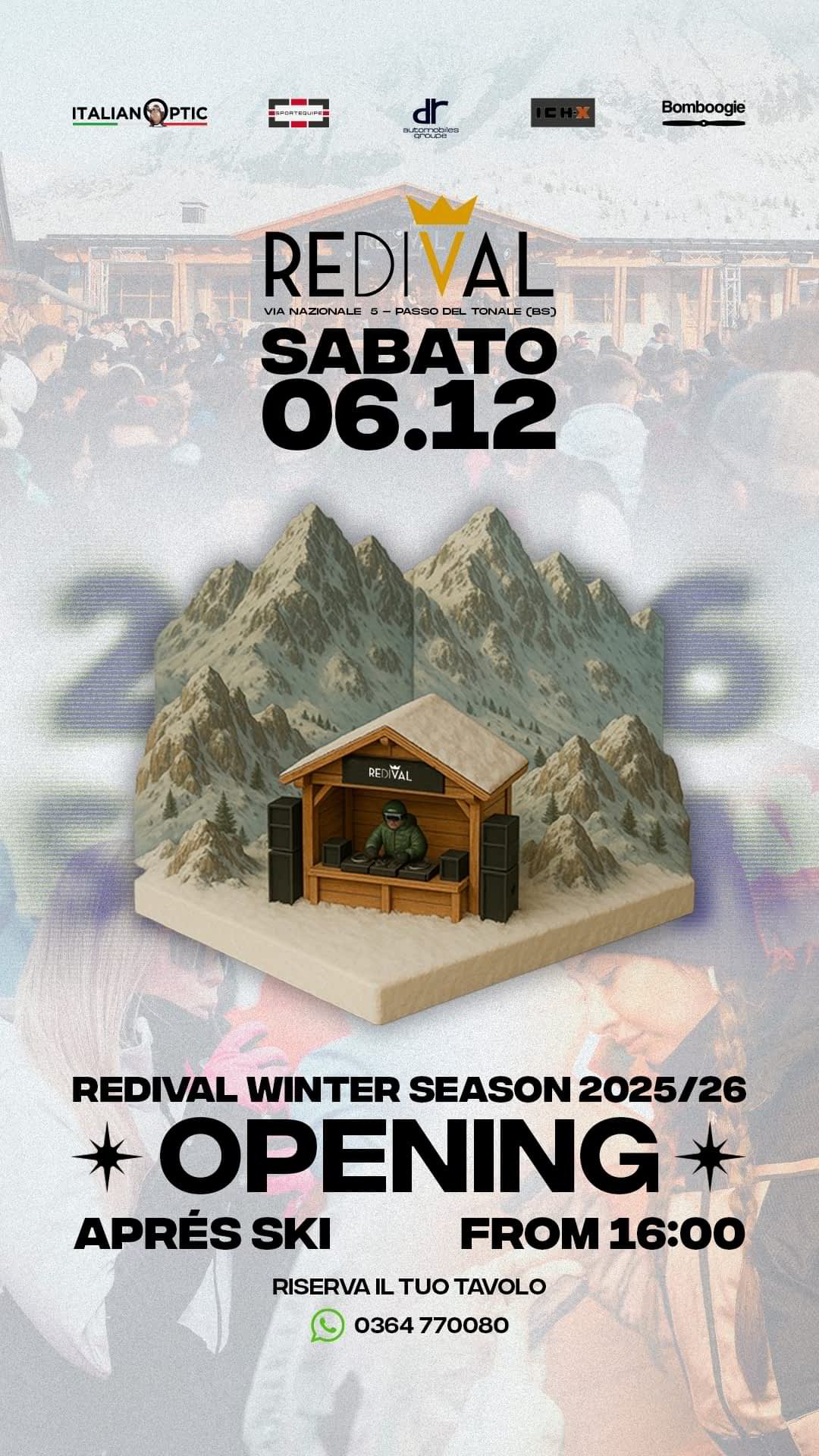 eventi apres ski passo del tonale redival