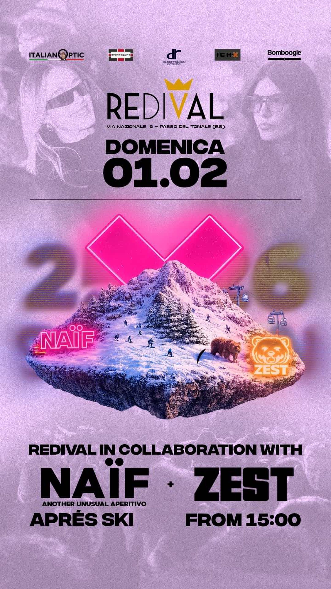 Eventi après ski redival passo tonale