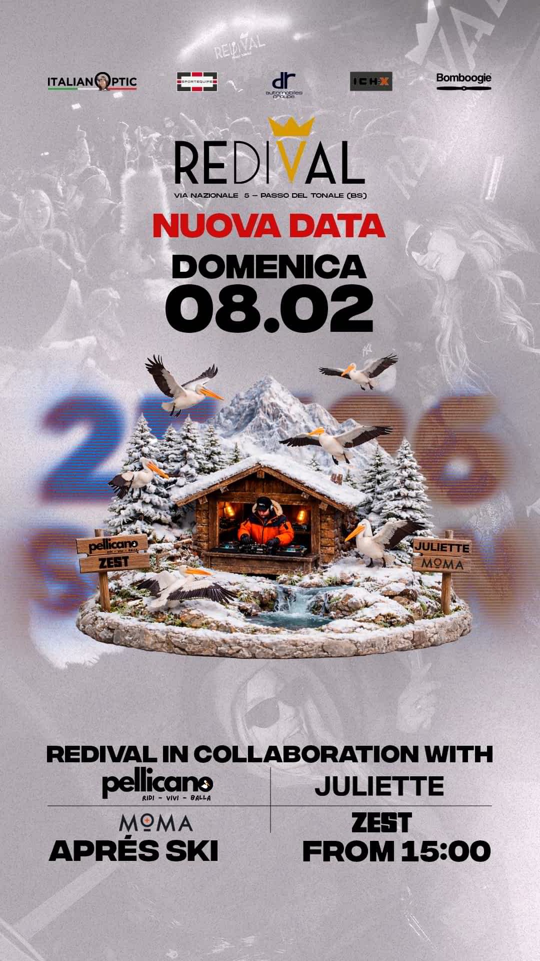 Eventi après ski redival passo tonale