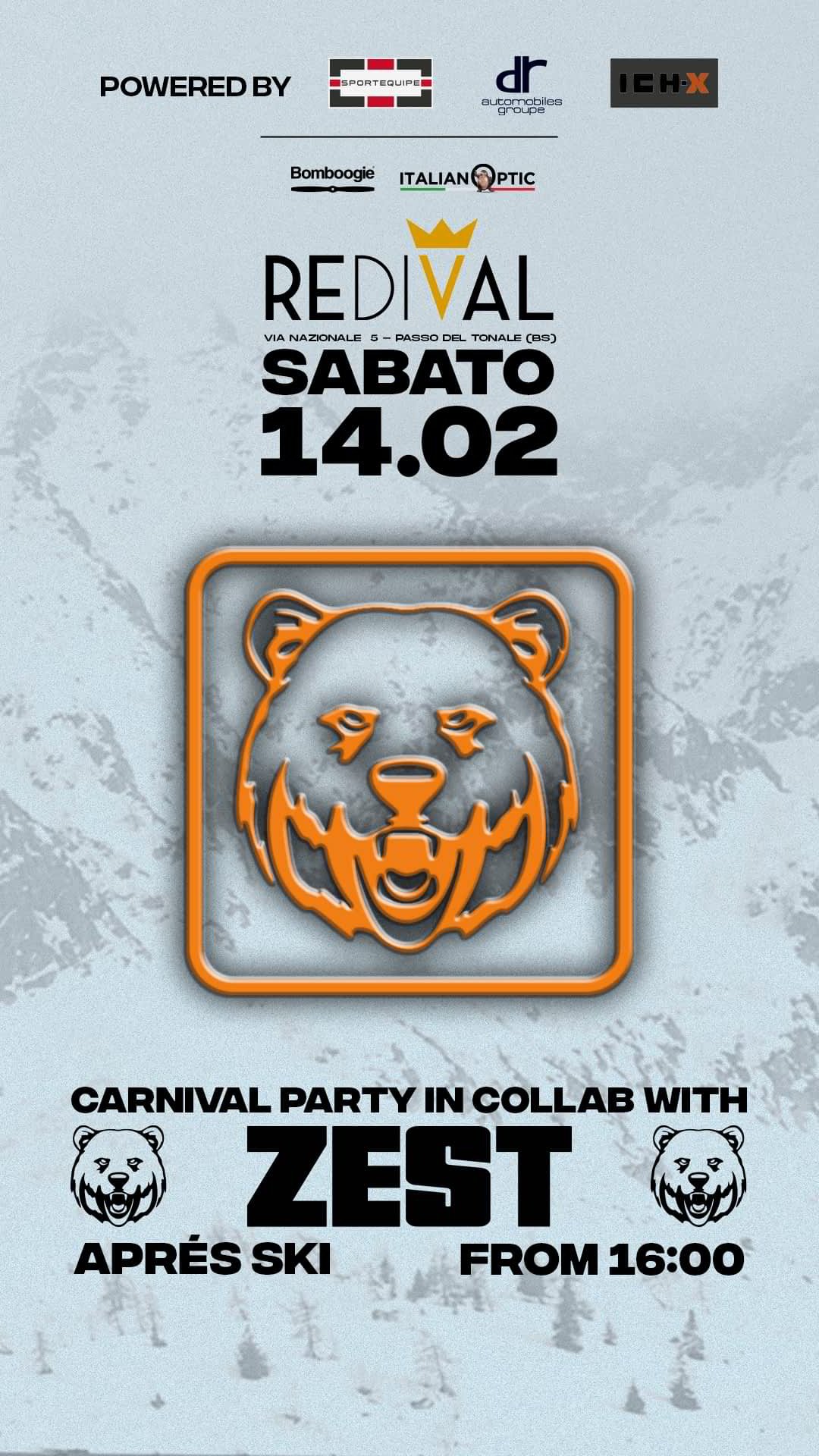 Eventi après ski redival passo tonale