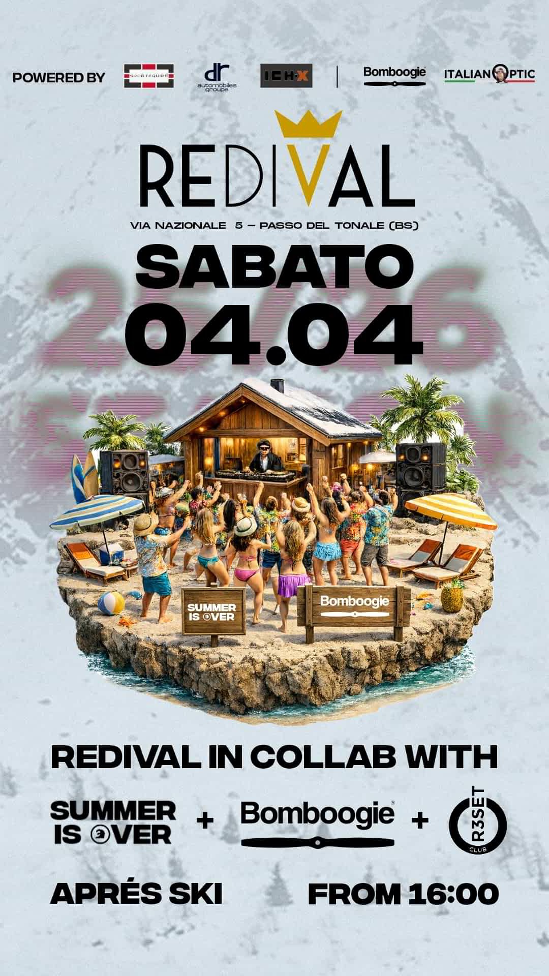 home page 18 Eventi après ski redival passo tonale